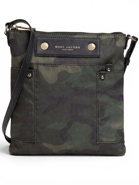 Marc Jacobs Preppy Nylon Swing Pack Camo Crossbody Bag NWT